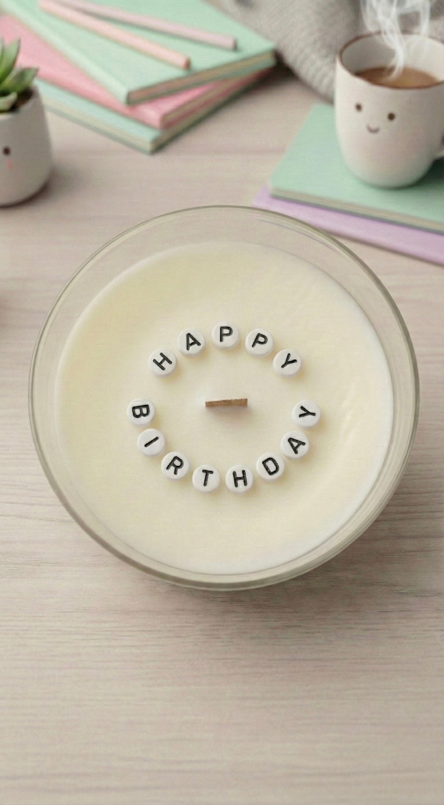 Custom message candle