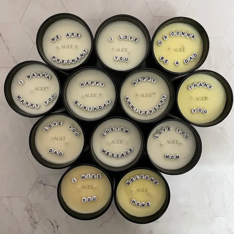custom message candle