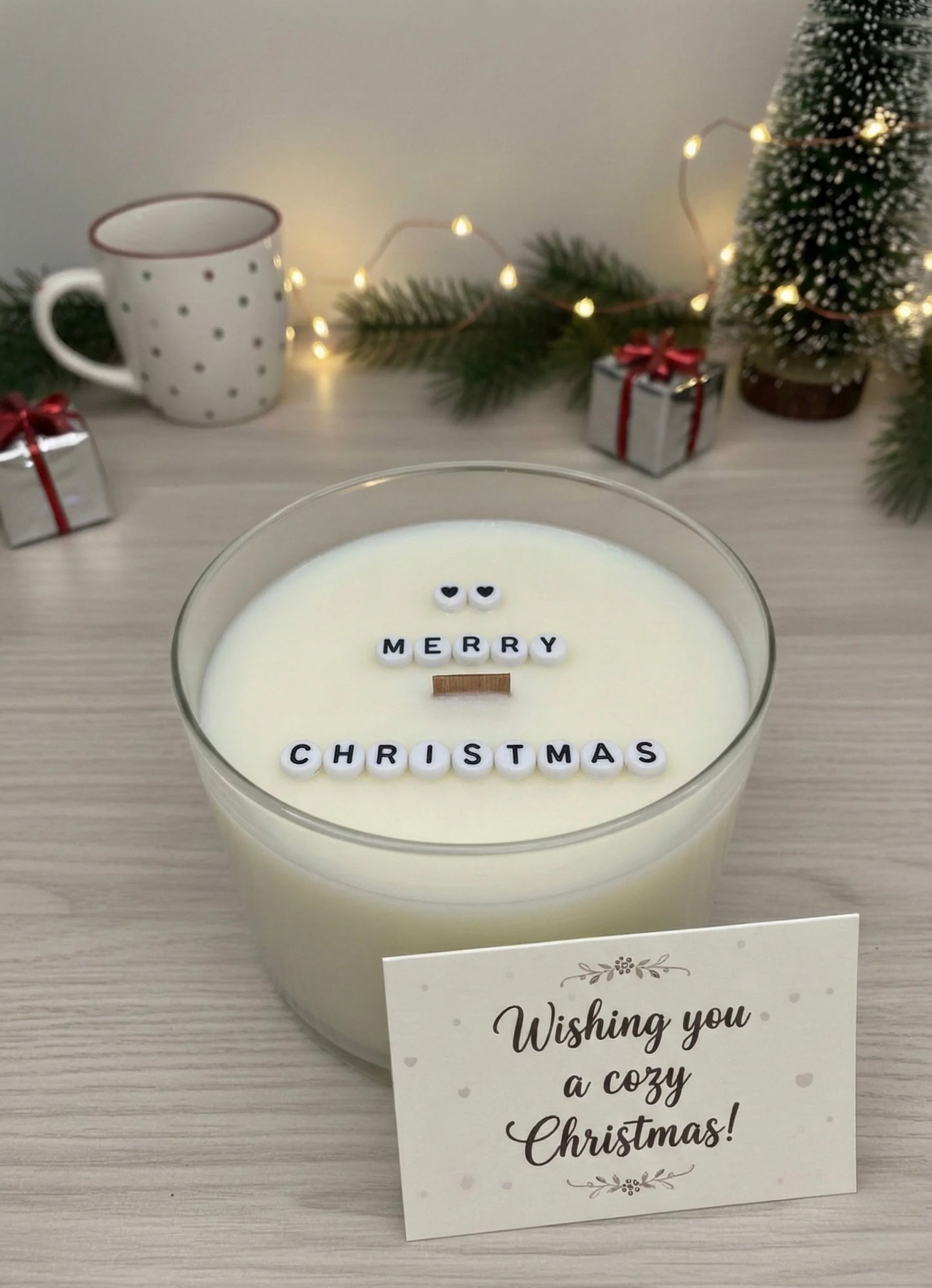 Gift Message Candle