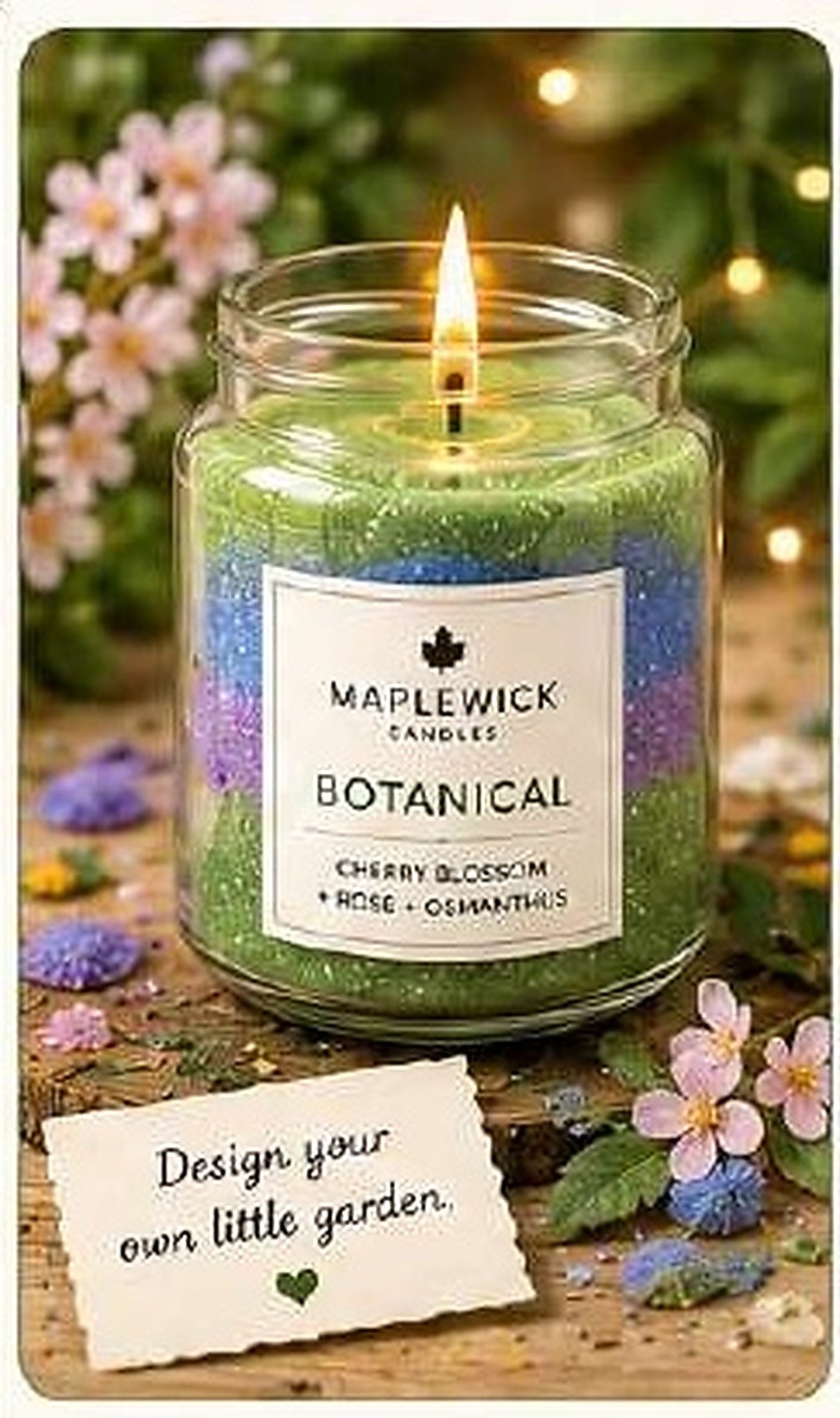 Bloom Garden MapleWick creativity candle