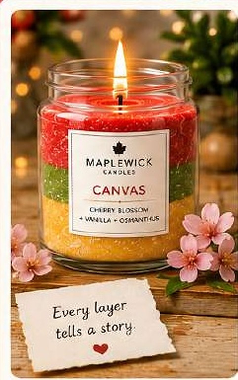 Layer & Pour MapleWick creativity candle